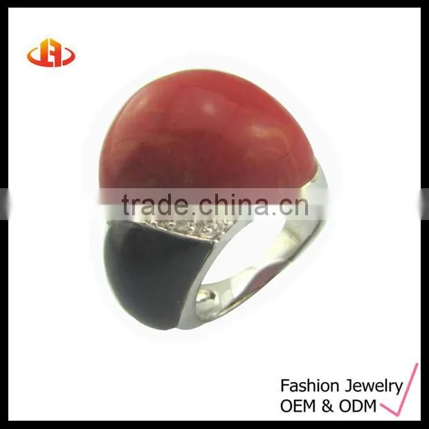 Shining Silver Gemstone Ring For Women