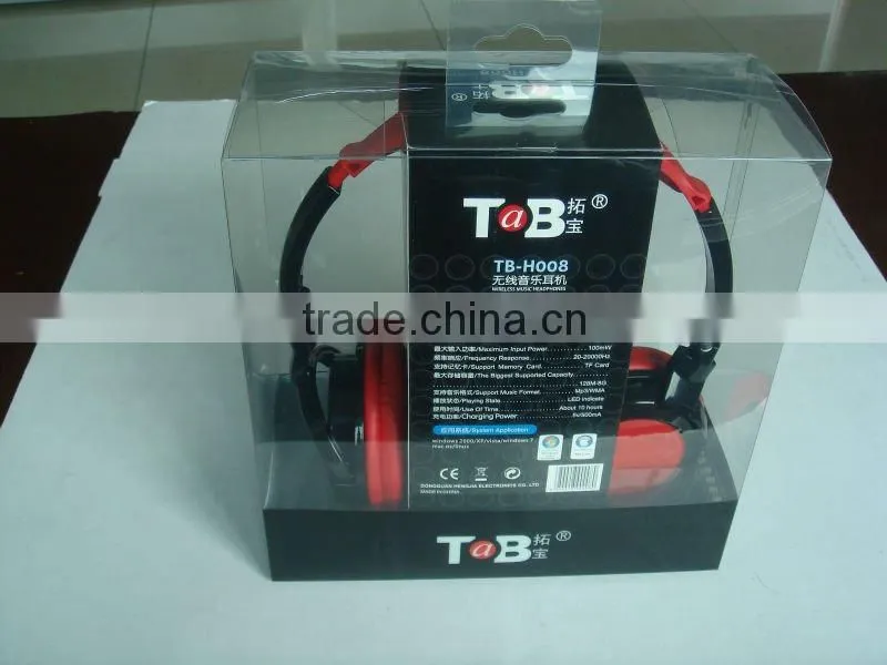 wireless headphone with TF card and FM radio