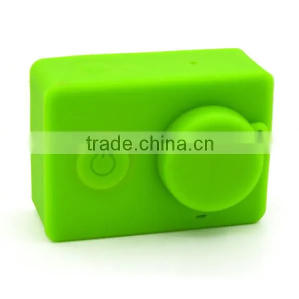 OEM&ODM Xiaoyi camera accessories for xiaomi YI, silicone case for xiaomi+silicone cap for Xiaomi YI