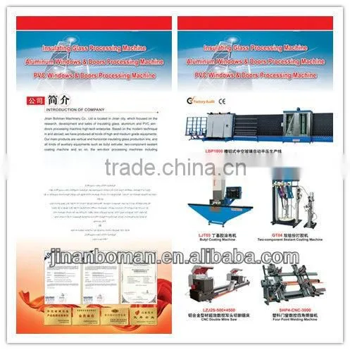 horizontal hot press machine for rubber strip insulating glass