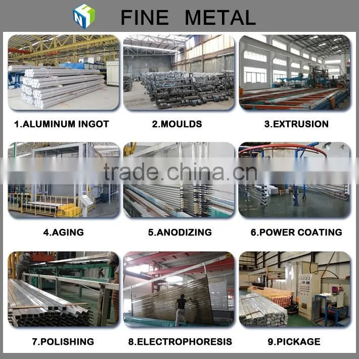 Customized aluminum die casting profile made in China