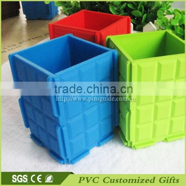 Hot Saled Office Kids Plastic Desk Pen Holder Container