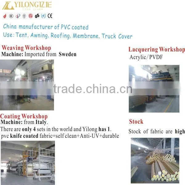 PVC Coated Fabric for Camper Trailer Cover