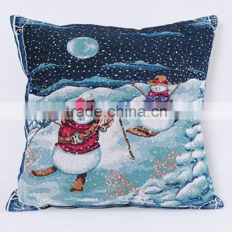 PLUS Wholesale Comfortable Decorative Wooden Sofa Seat Cushion, Christmas Design Cushion