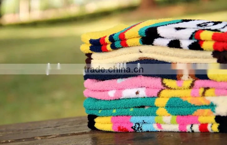 factory wholesale thick winter indoor socks for ladies