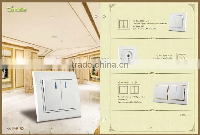 European Standard Grounding Socket Outlet
