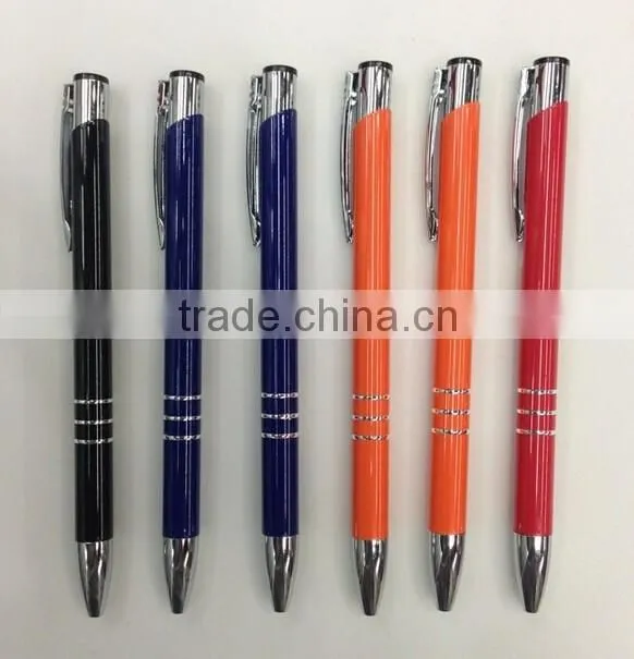 Executive Personalized Metal Ball Point Pen Silver