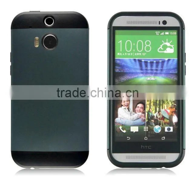 HYBRID SHOCKPROOF TPU MOBILE PHONE CASE COVER FOR HTC ONE M8