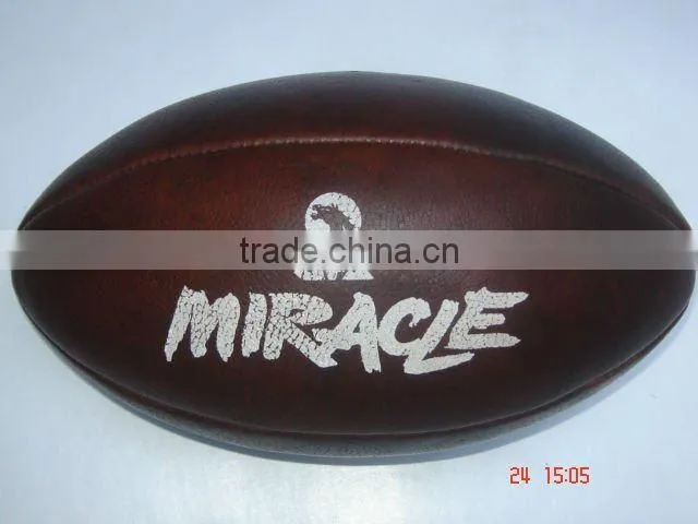 Split Leather Rugby ball