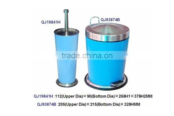 cone-shape Toilet Brush Holder with plastic brush