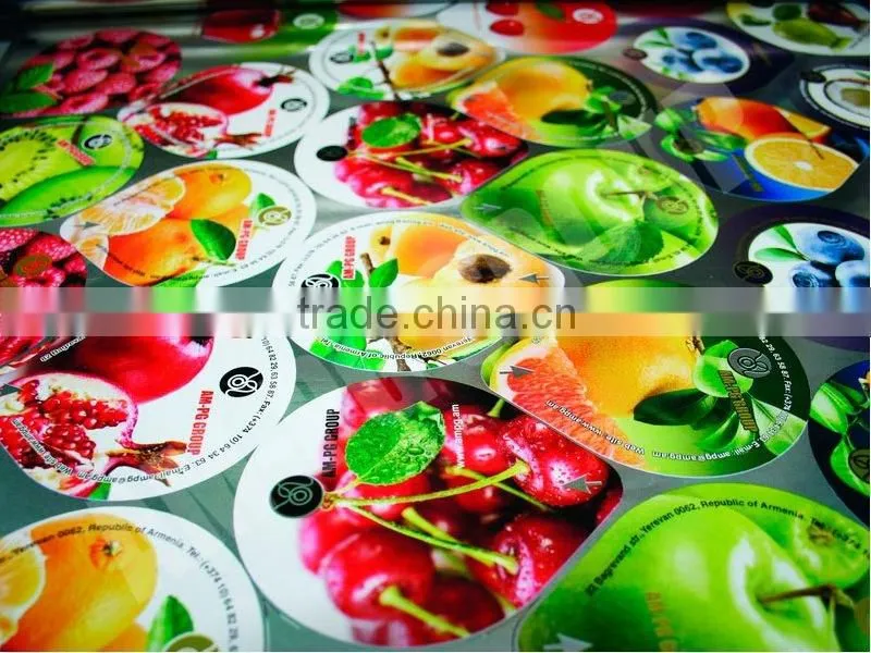 high efficient lid punching and embossing machine for yogurt cup lids.