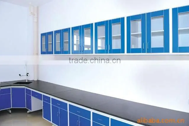 lab funiture wall bench flloor mounted cabinet