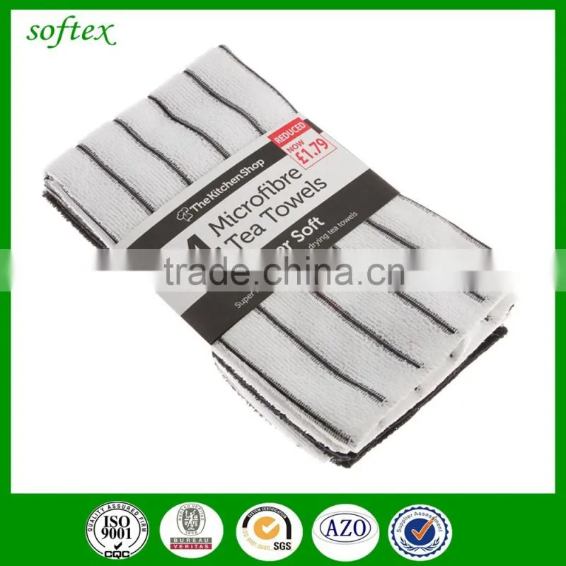 China supplier kitchen microfiber roll for cleaning