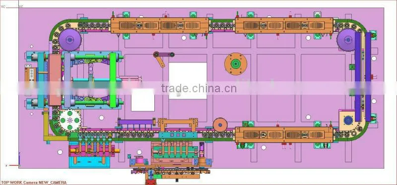 six cavities automatic pet bottle blowing machine