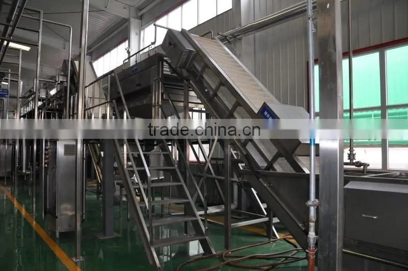 Stainless steel clapboard elevator for fruit and vegetable