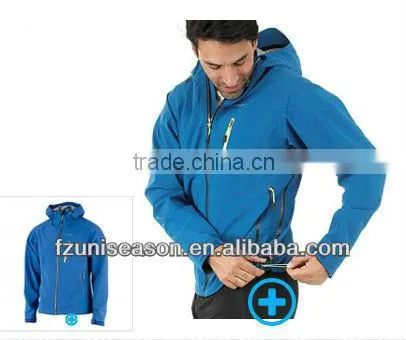 Waterproof green men sportwear for camping