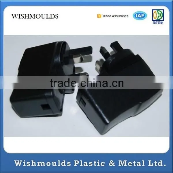 cutom metal threading insert into plastic overmold molding for LED light tube