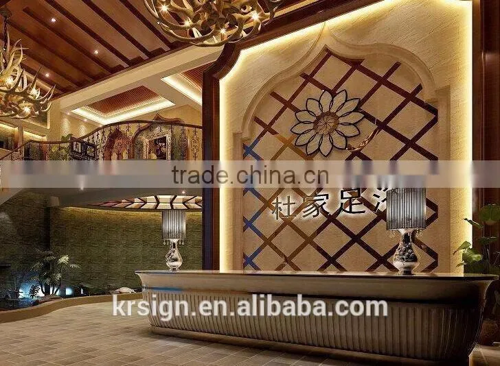 Metal Frame customized backlit business advertising led letter sign