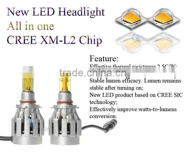car accessory 30w golden headlight led car fog light
