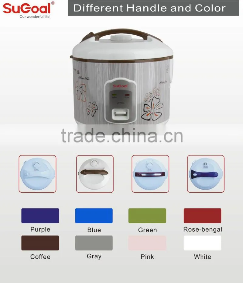 2015 SuGoal high quality rice cooker with stainless steel inner pot