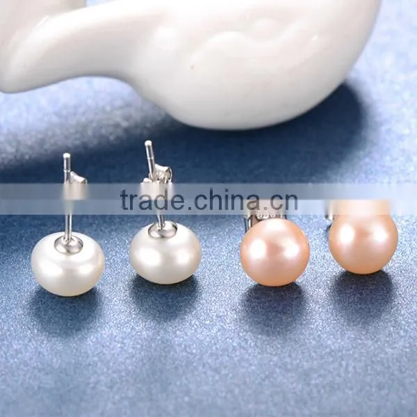 Pearl Earring 2014 Lateset Design of Pearl Earring 925 Silver AAA White Pearl Earring