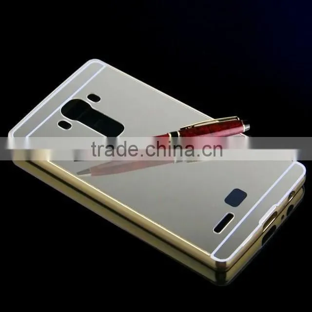 Hot Selling Metal Aluminum Mirror Bumper Mobile Phone Case Cover For LG G4
