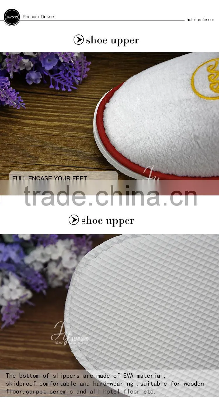 New design custom logo slippers disposable guest slippers