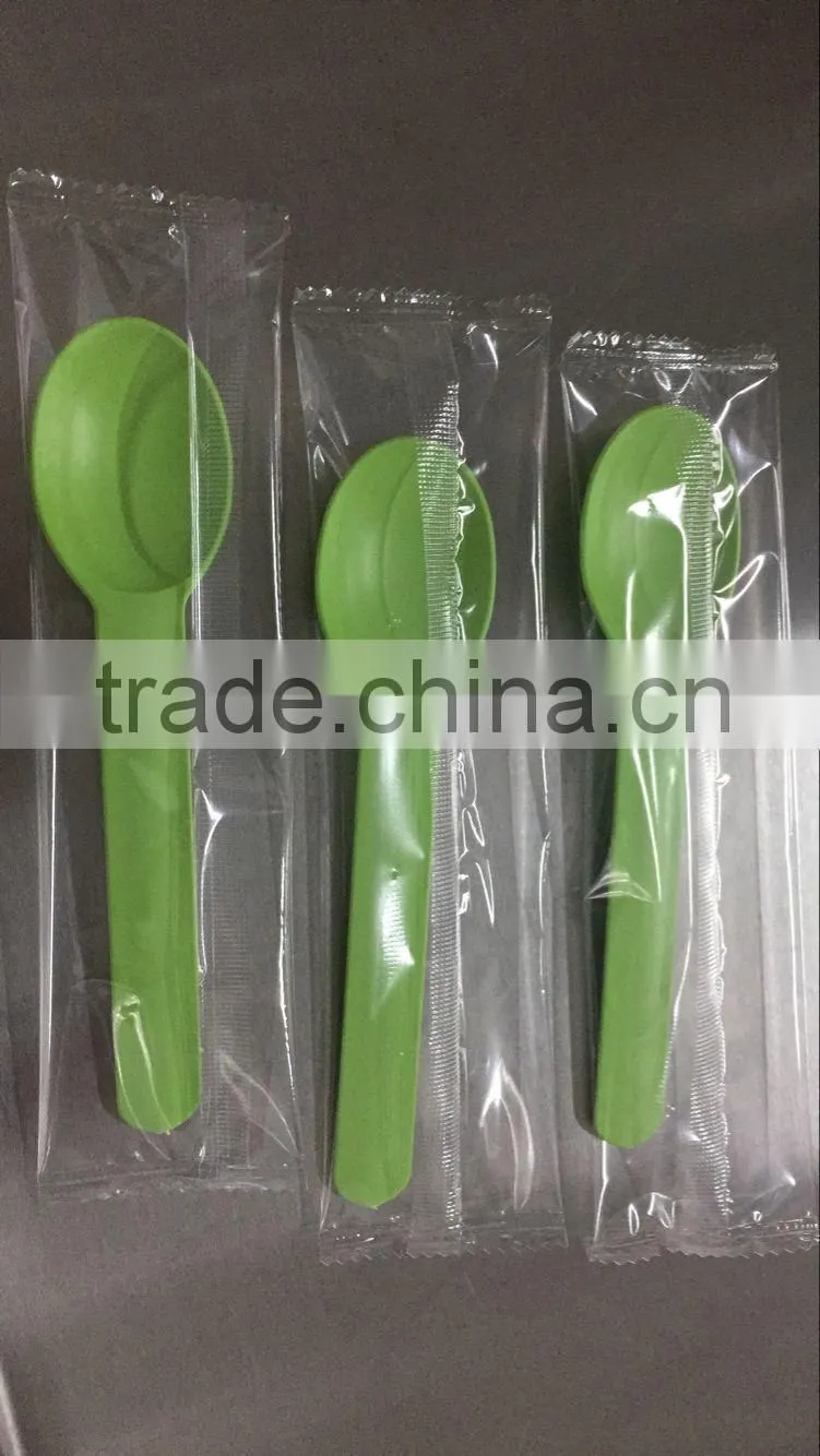 Biodegradable cornstarch tableware cutlery set