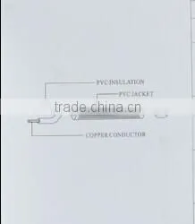 PVC insulated power wire copper electrical cable