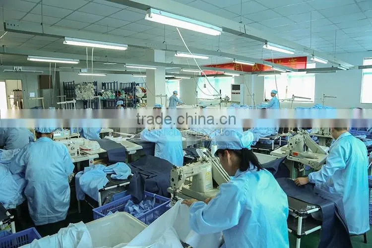 China white double side anti-static gloves/clean room gloves/