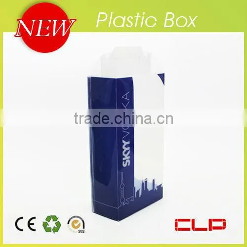 Customized transparent clear plastic box for gift package