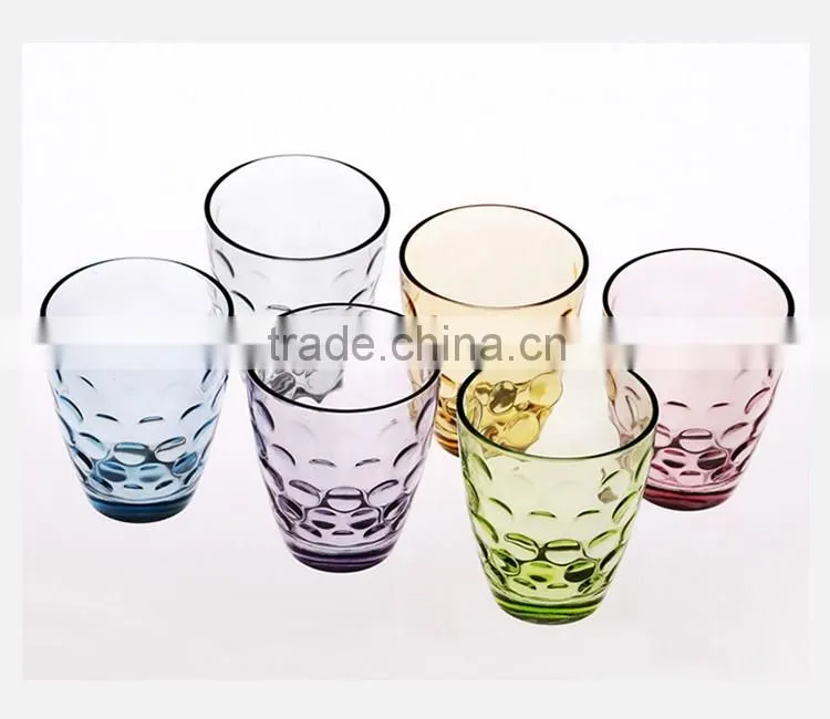 high quality personlized cheaper colored water glass cup