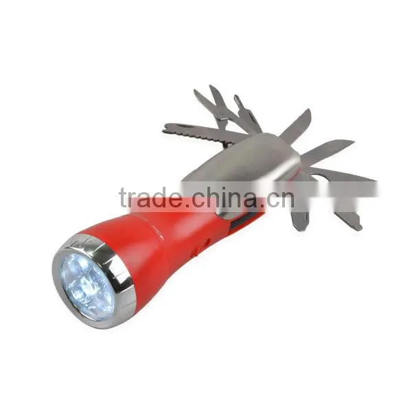 tool set with flashlight
