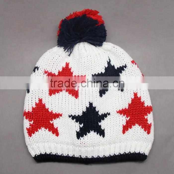 WHOLESALE ACRYLIC KNITTING WINTER WINTER HAT FOR BABY HAT