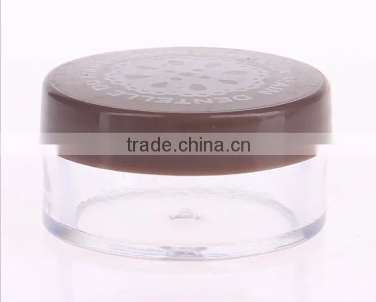 PS Ointment box plastic jar for 10g cosmetic cream recycled clear cream container