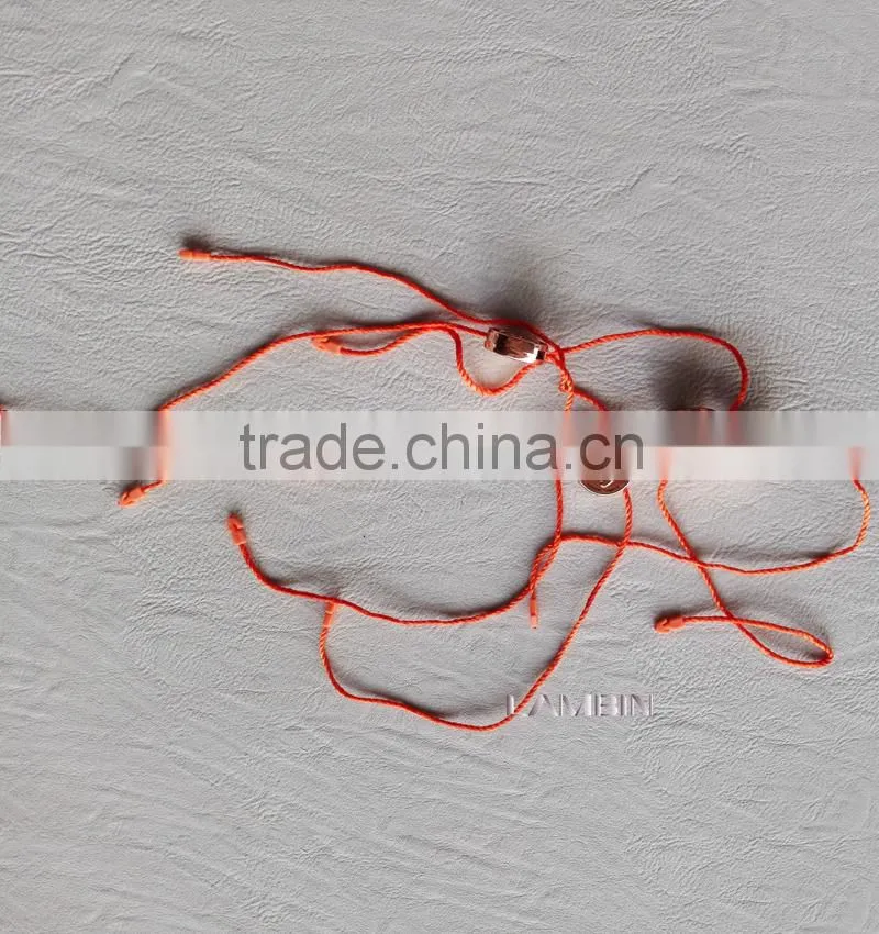 Gold string seal tag for working wear
