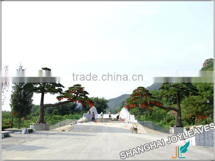 large fast delivery anti-uv outdoor artificial pine tree for sale