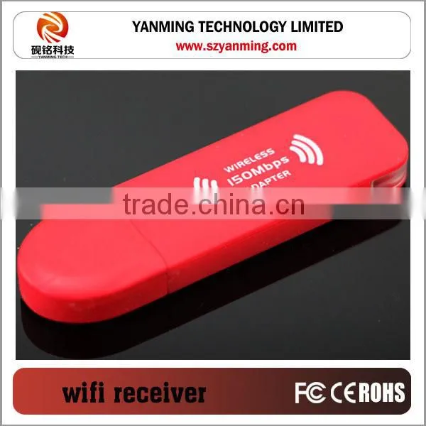 USB 150mbps wireless receiver WIFI wireless ethernet adapter for TV set-top boxes