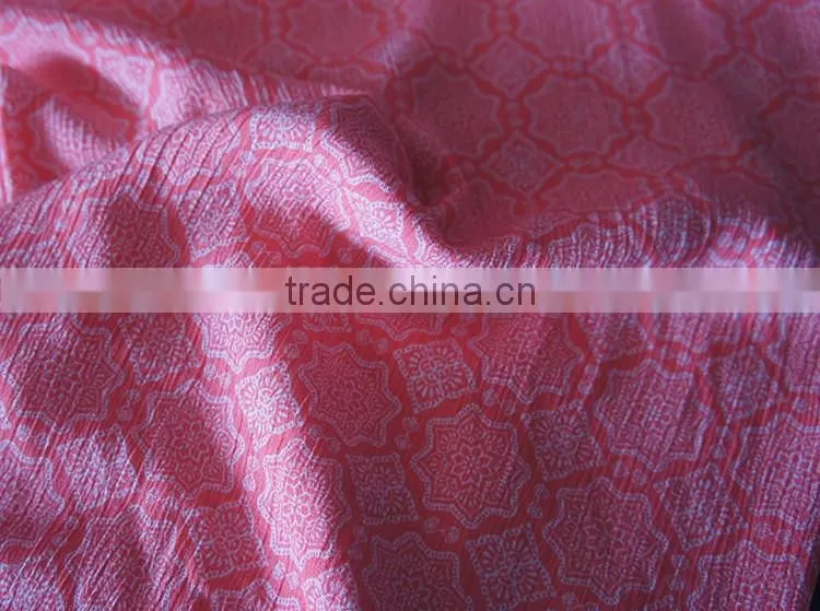 100%rayon printed crepe voile fabric pajamas night skirt material cloth