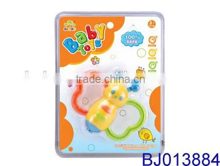 EN71 100% safe cute animal plastic baby rattles