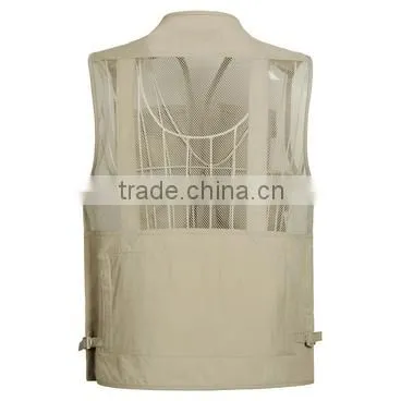 Sleeveless for men fishing vest