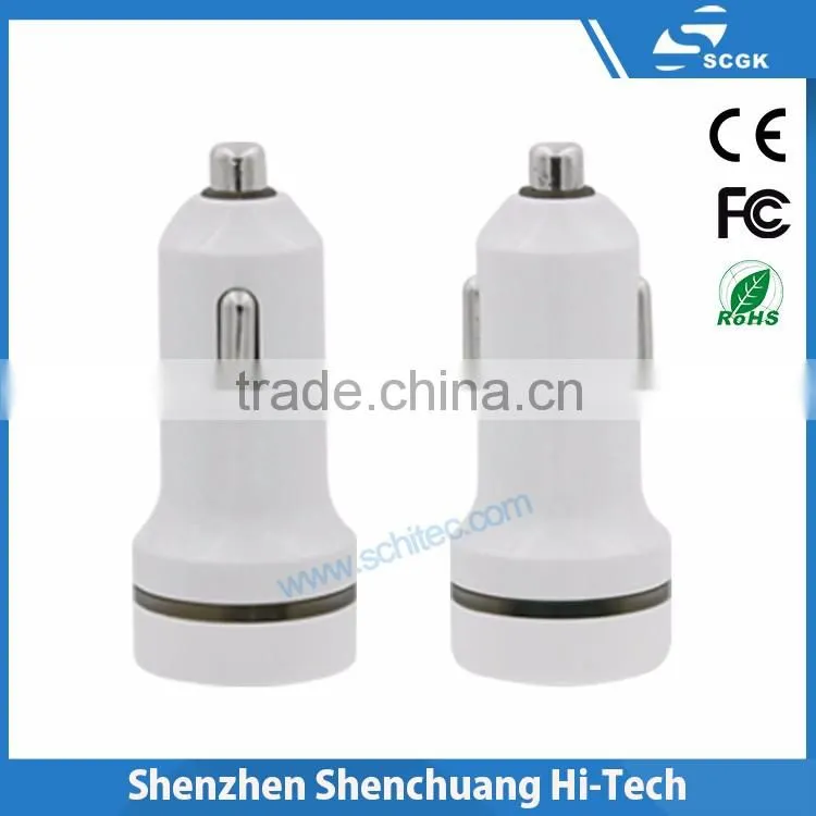 portable dual usb car charger 5v2a custom dual usb car charger for cell phone