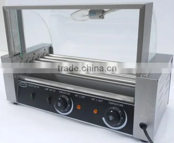 CE high effective hot dog roller grill machine