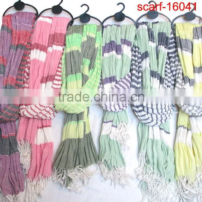 fashion wholesale plain cotton scarf