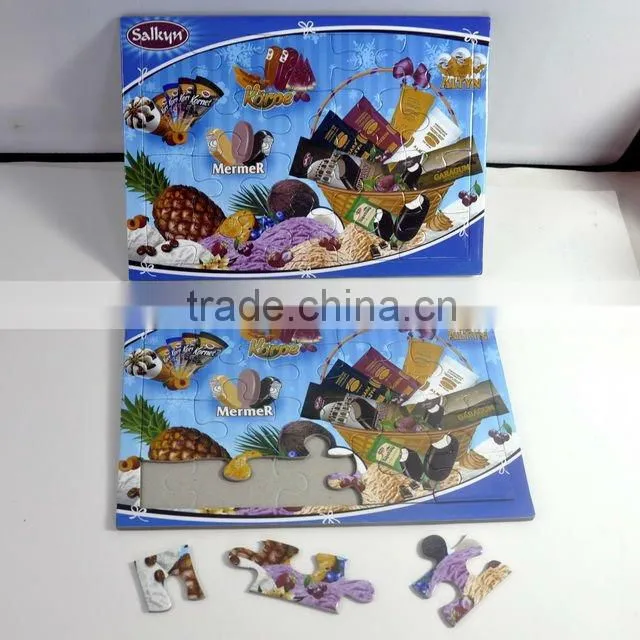 Promotion car gifts for jagsaw paper cardboard puzzle