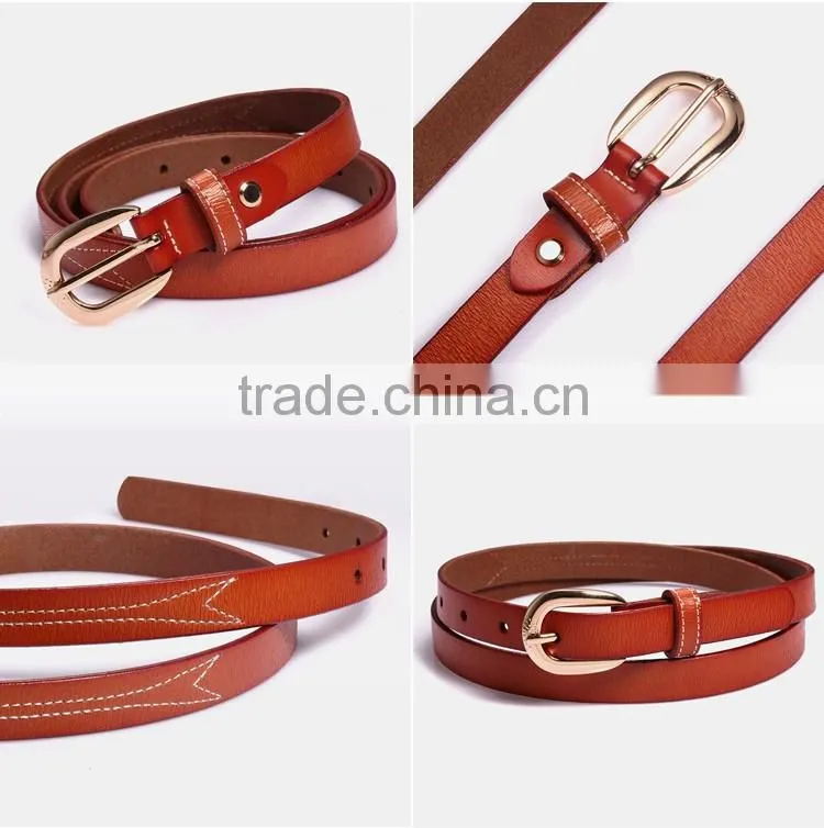 Fashion PU Leather Belts Women Belts Metal Buckle Women Belts