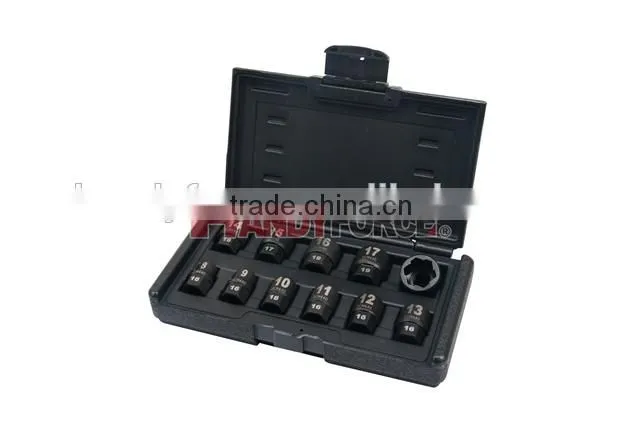 11 PCS Non Slip Socket, General Tools of Auto Repair Tools