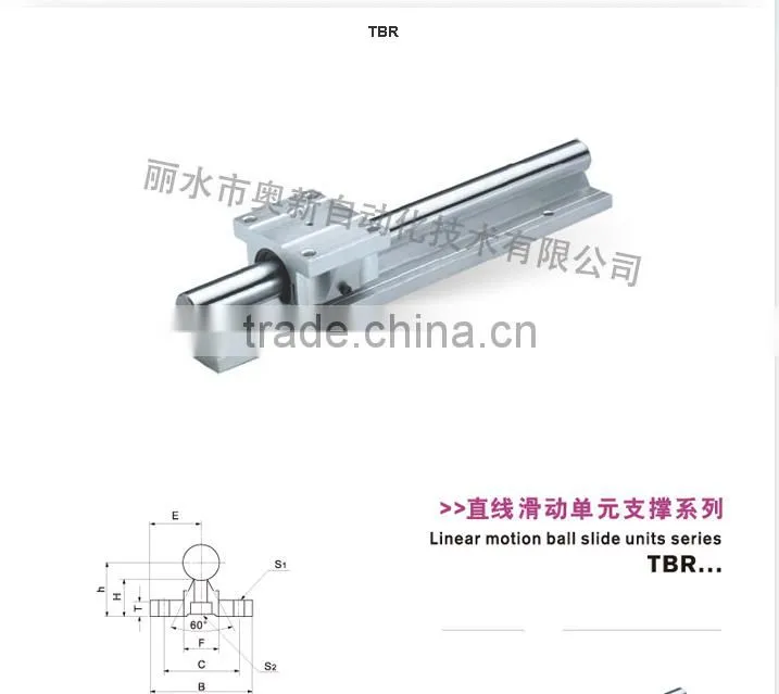 2016 hot sale high quality linear guide rail linear bearings SBR50 from china supplier