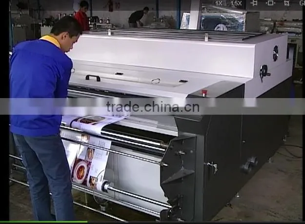 China 2000MM big size professional UV laminating machine for printed photo paper,pvc,card board