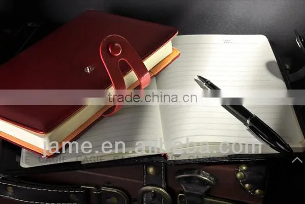 bulk paper Leather spiral notebook